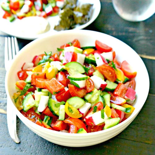 Mediterranean Cucumber Salad