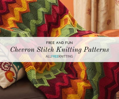 25 Free Chevron Stitch Knitting Patterns Allfreeknitting Com