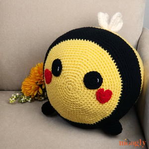 Crochet kit for a cute amigurumi animal toy ~ Phoebe the baby Panda