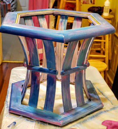 How to Use Chalk Paint to Create a Bohemian Inspired Piece of Furniture