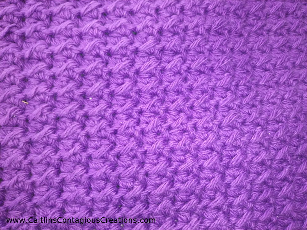 V Stitch Dishcloth | AllFreeCrochet.com