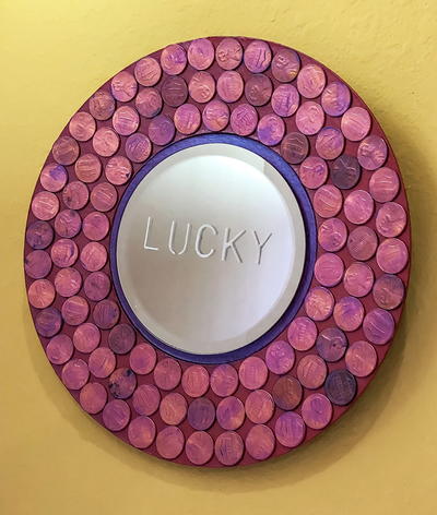 “Lucky” Penny Wall Decor