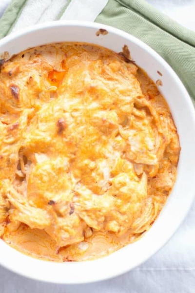 Easy Slow Cooker Buffalo Chicken Dip