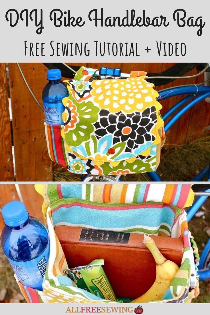 DIY Bike Handlebar Bag