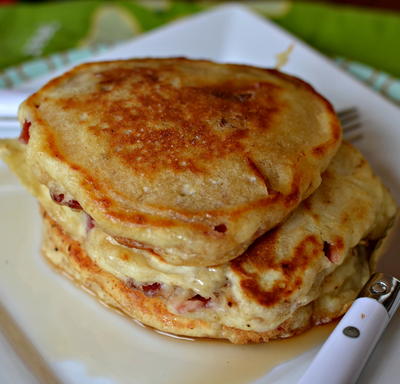Buttermilk Bacon Pancakes