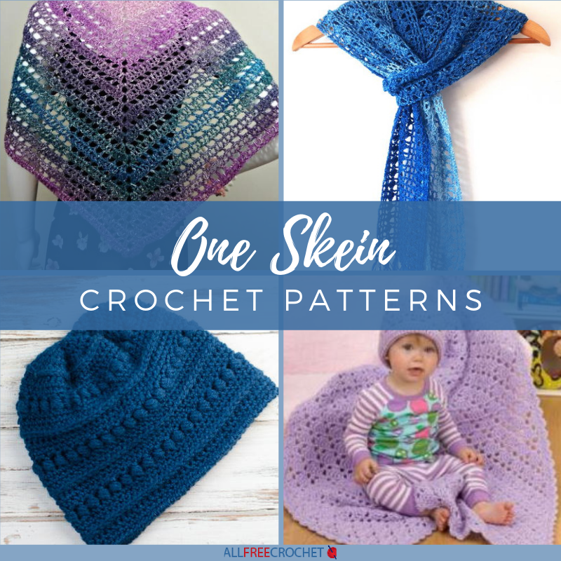 70+ Free One Skein Crochet Projects - Patterns for 2024