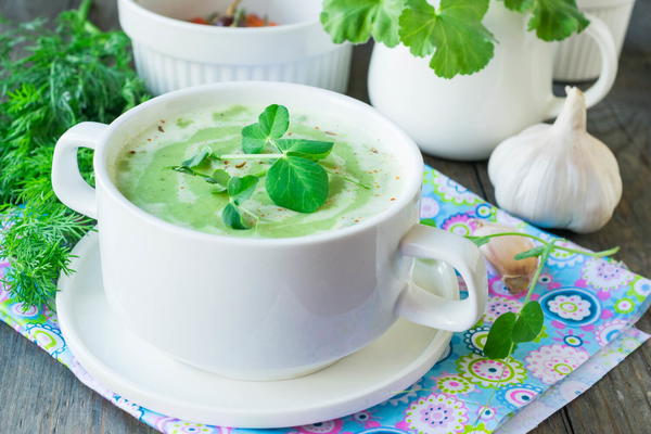 Green Pea Broccoli Soup