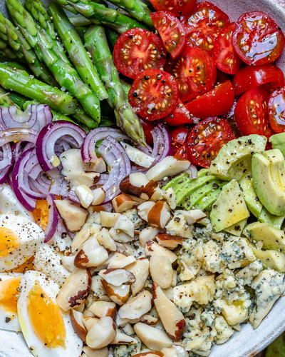 Asparagus Avocado and Tomato Salad – Easy Keto Recipe