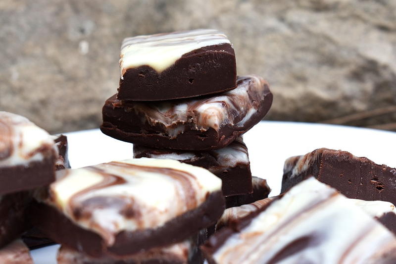 Chocolate Swirl Fudge