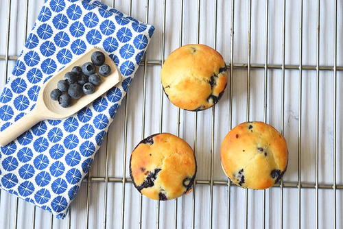 Healthy Low FODMAP Blueberry Muffins