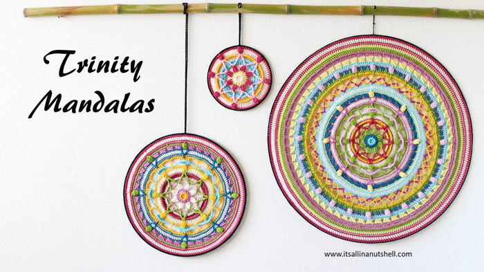 Trinity Mandalas | AllFreeCrochet.com