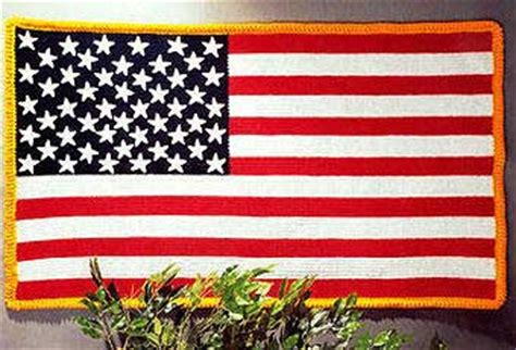 How to Crochet an American Flag Blanket