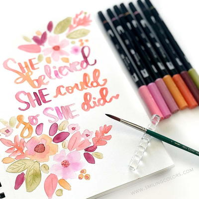 Watercolor Quote Art Step by Step Tutorial