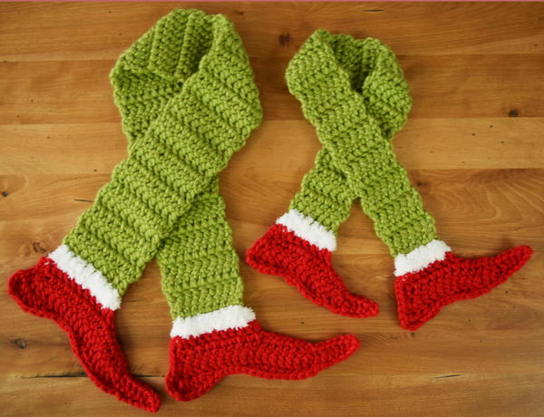 Grinch Legs Scarf