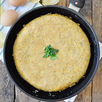 The Most Incredible 15 Minute Spanish Potato Omelette