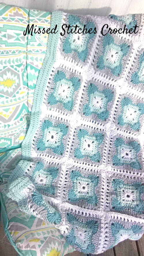 Winter Blues Crochet Afghan Pattern