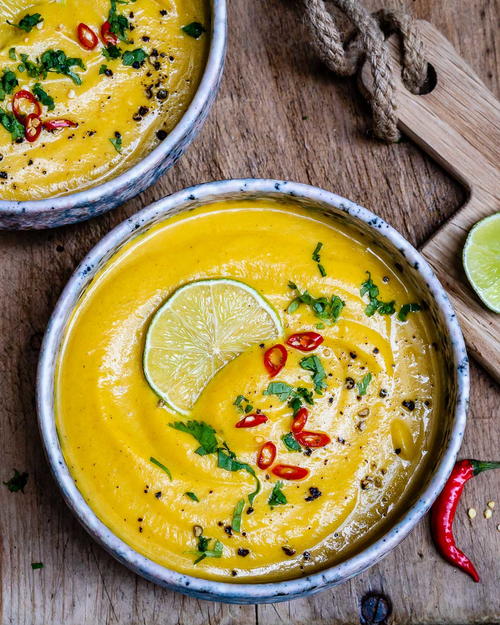 Curried Cauliflower Soup with Coconut Milk Paleo Recipe