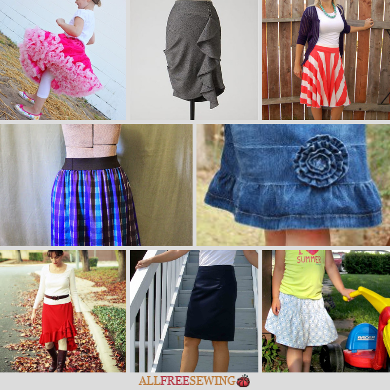 35+ Free Skirt Sewing Patterns | AllFreeSewing.com