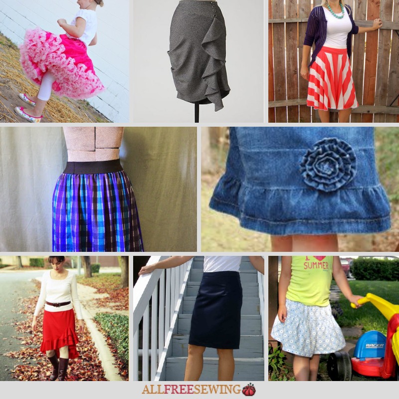 35 Free Skirt Sewing Patterns AllFreeSewing Com