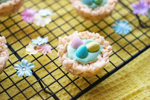 Rice Krispie Nests – Easy No Bake Easter Treats