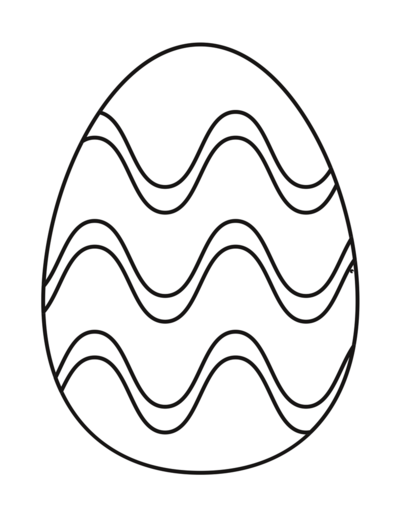 Easter Egg Coloring Page Free Printable