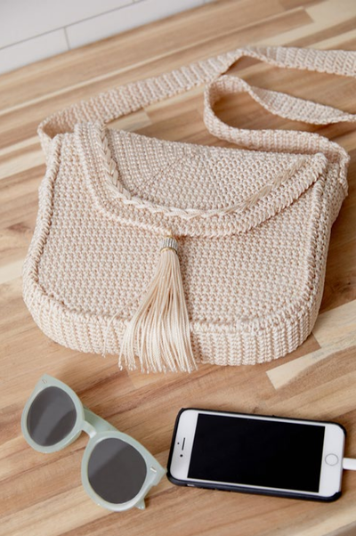 Crochet Cross Body Bag AllFreeCrochet