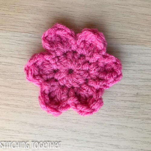 simple crochet flower