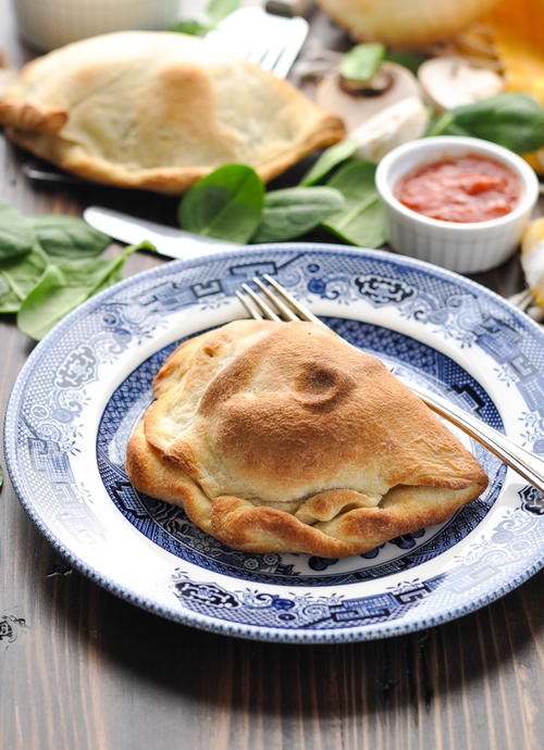 Chicken and Spinach Calzones