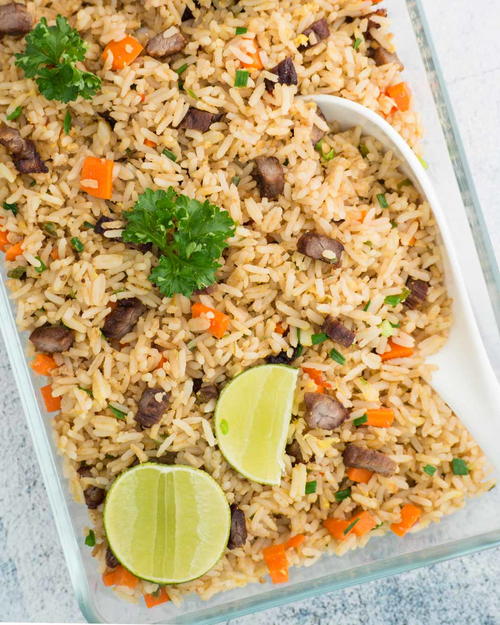 Thai Dried Beef Fried Rice