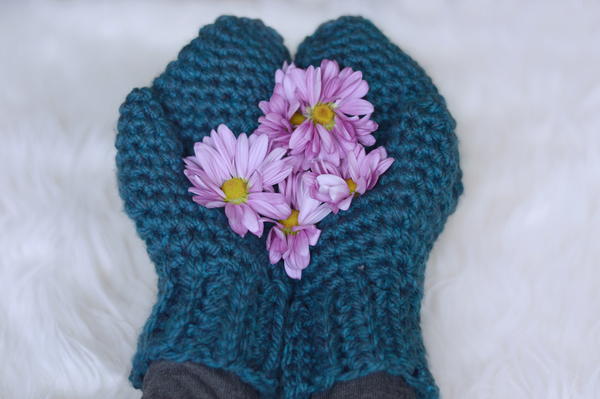Warm Up Chunky Crochet Mittens
