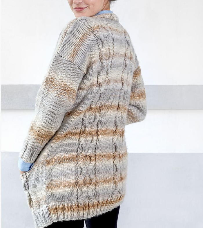 Wandering Cables Cardigan