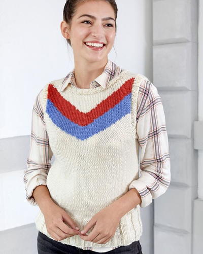 Knit Vest Pattern in the Round