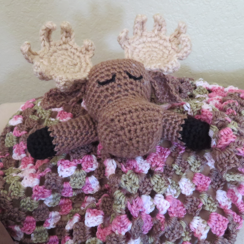 Crochet best sale moose blanket