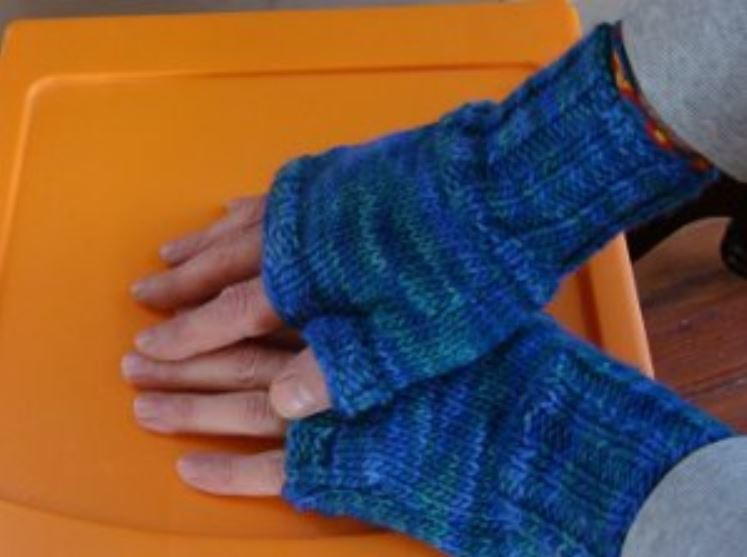 Knitted Fingerless Gloves For Women