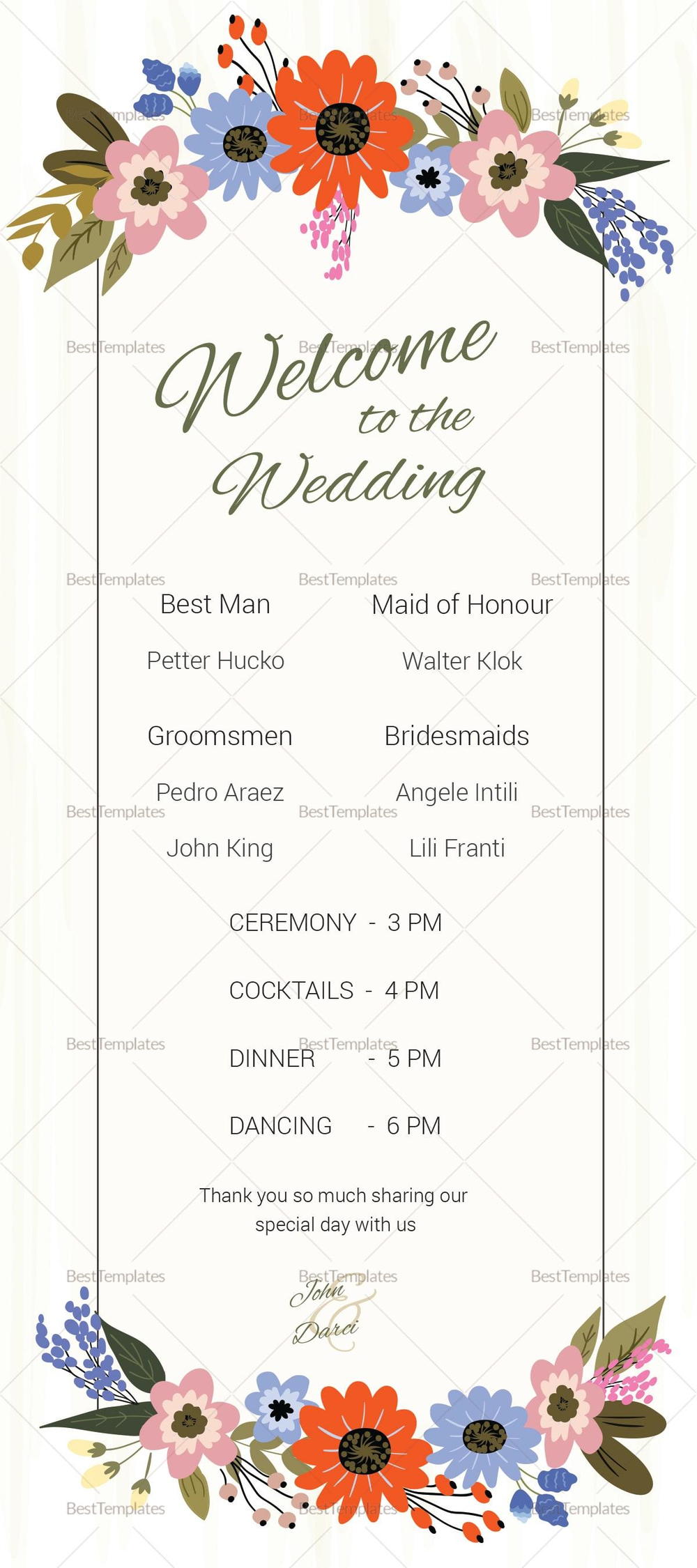 Easy DIY Wedding Program Fans AllFreePaperCrafts easy-diy-wedding-program-fans-allfreepapercrafts