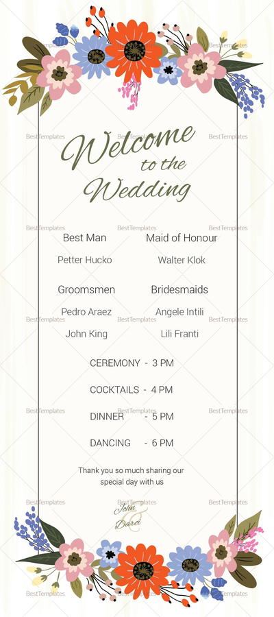 Easy DIY Wedding Program Fans