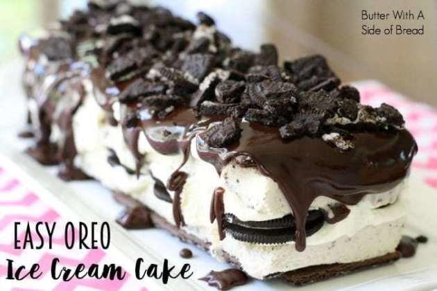 Easy Oreo Ice Cream Cake