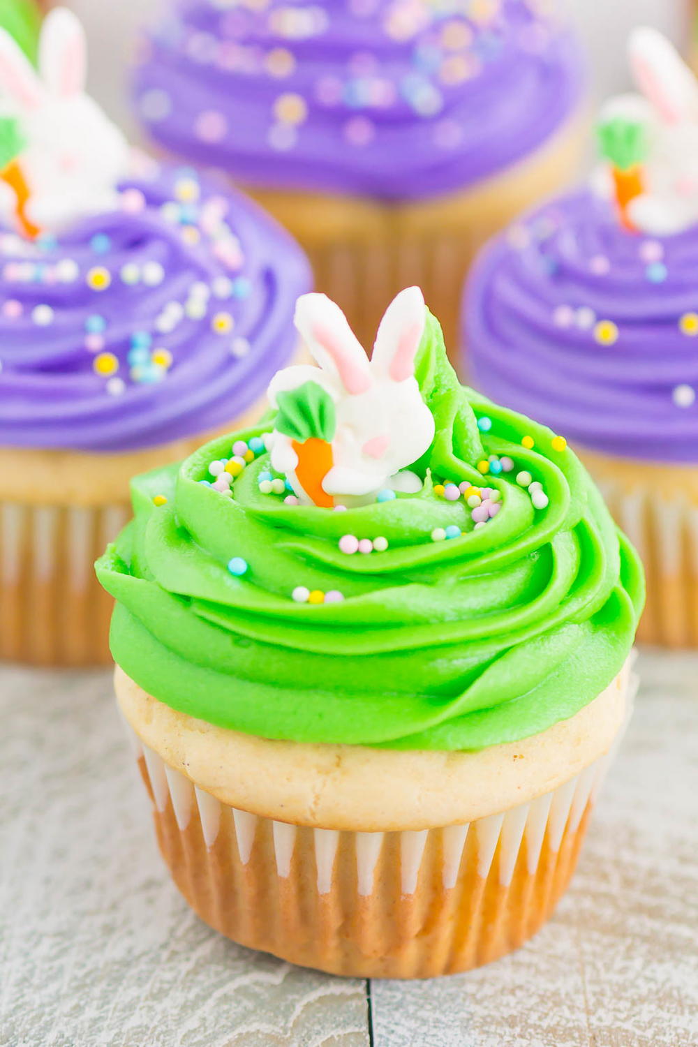 Easter Bunny Cupcakes | FaveSouthernRecipes.com