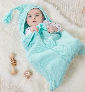 Spanish Knitted Baby Cardigan Girls Boys 0-3 3-6 6-9 Months Chunky Hooded Thick 