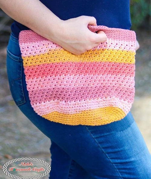Trinity Stitch Crochet Bag