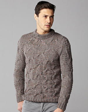 Men’s Slim Fit Sweater Knitting Pattern