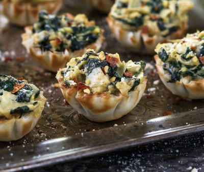 Vegan Spinach Artichoke Cups