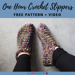easy crochet slipper socks pattern