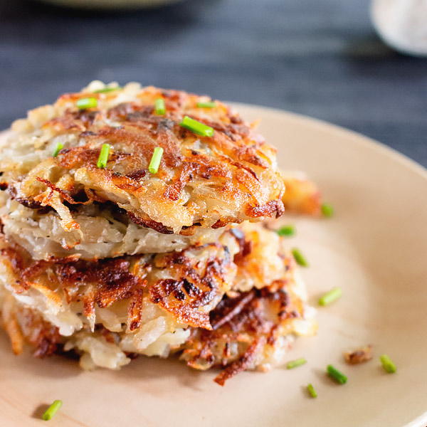 German Potato Pancakes | FaveHealthyRecipes.com