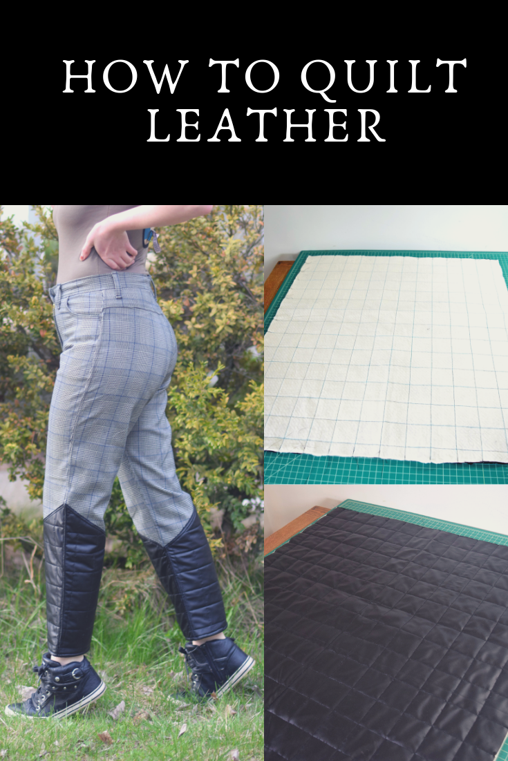 How to Quilt Leather