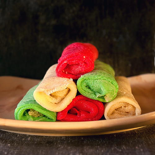 Colorful Coconut Crepes