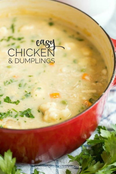 Easy Chicken and Dumplings