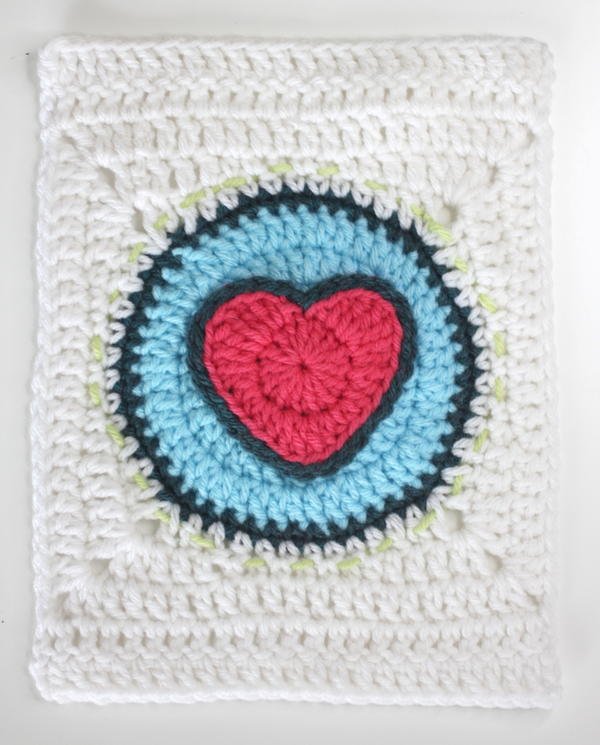 Spread the Love Granny Square Crochet Pattern