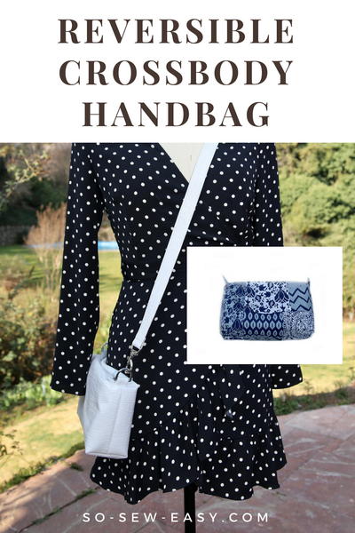 Reversible Crossbody Handbag Free Pattern