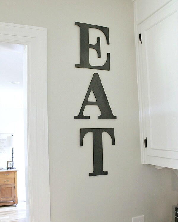 Diy Kitchen Sign for Less Than $10 | DIYIdeaCenter.com